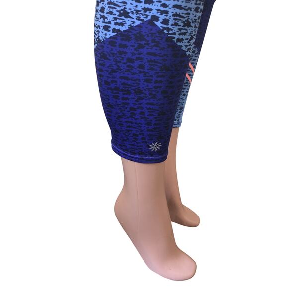 Athleta Women’s Mid-Rise 7/8 Printed Camo Sonar Tights Active Leggings Large - Picture 13 of 13